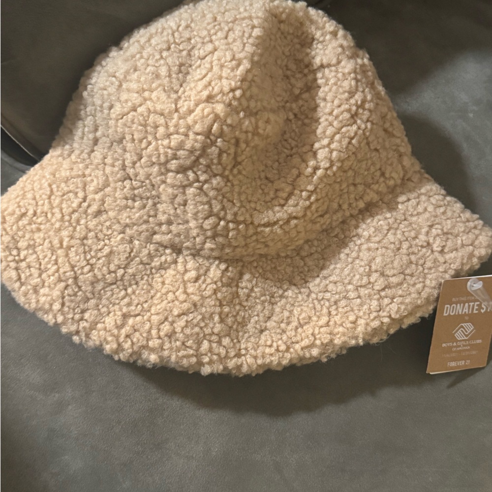 Cozy Tan Sherpa Hat
